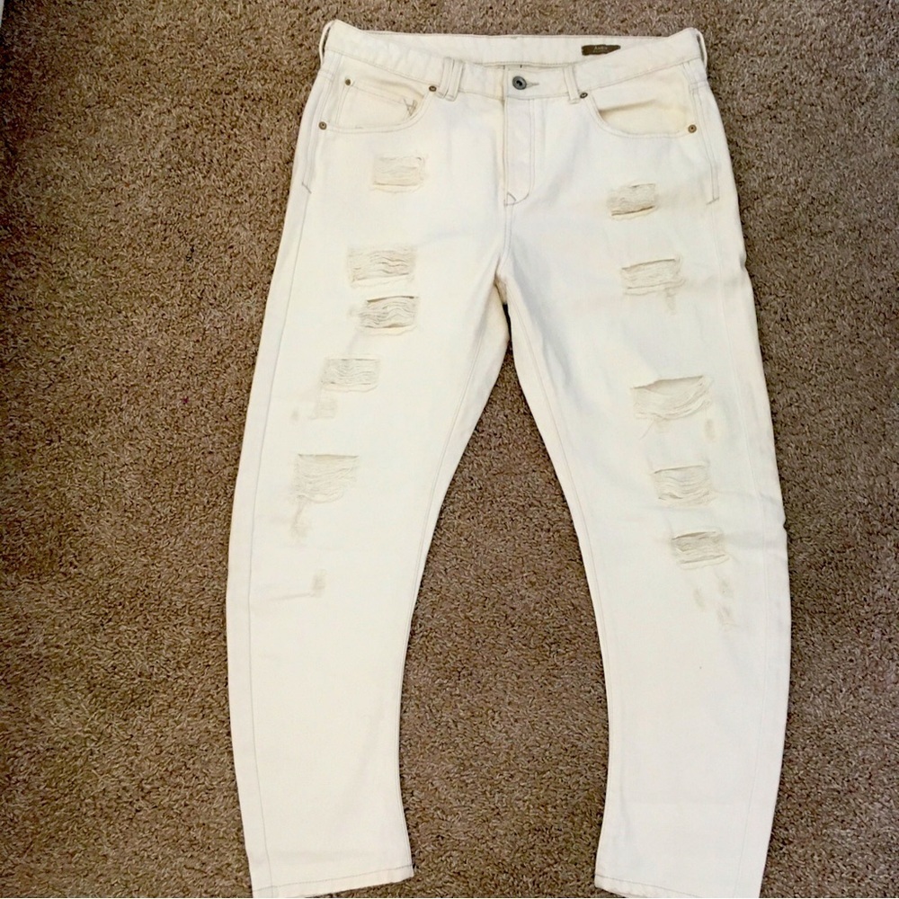 Mango stylish beige jeans 10